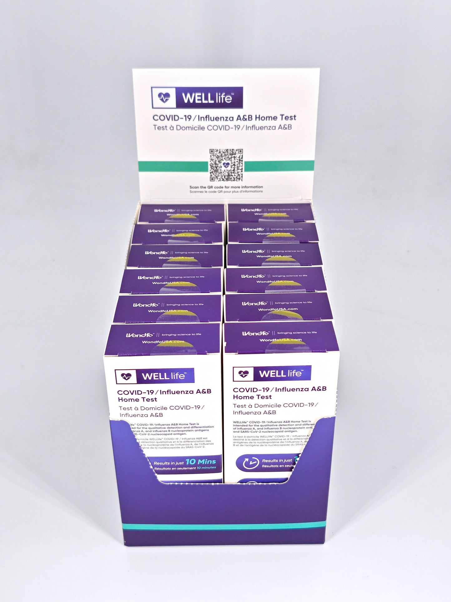 WELLlife Covid-19/Flu A&B Home Test,Health Canada Approved